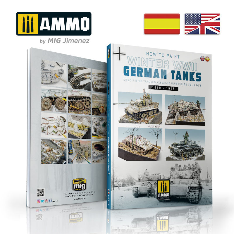 How to Paint WINTER WWII GERMAN TANKS (ENG/ESP)