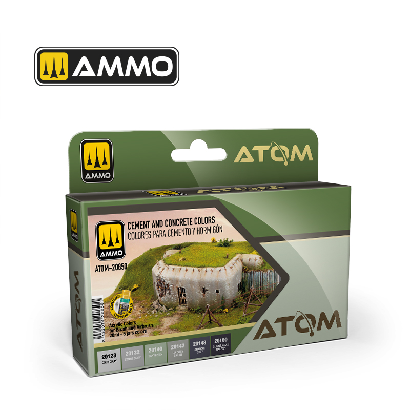 ATOM Cement and Concrete Colors Set