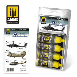 US ARMY Helicopters Color Set